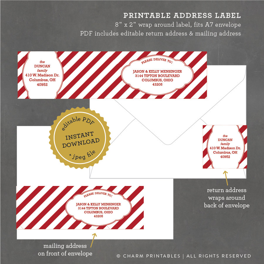 free printable address labels